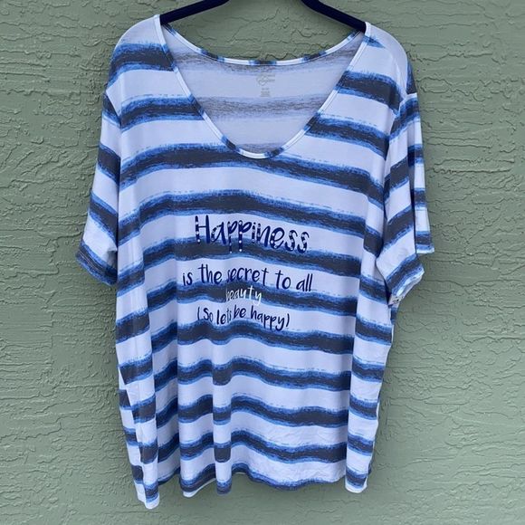Avenue Sz 22/24 Your Tee With Rhinestones